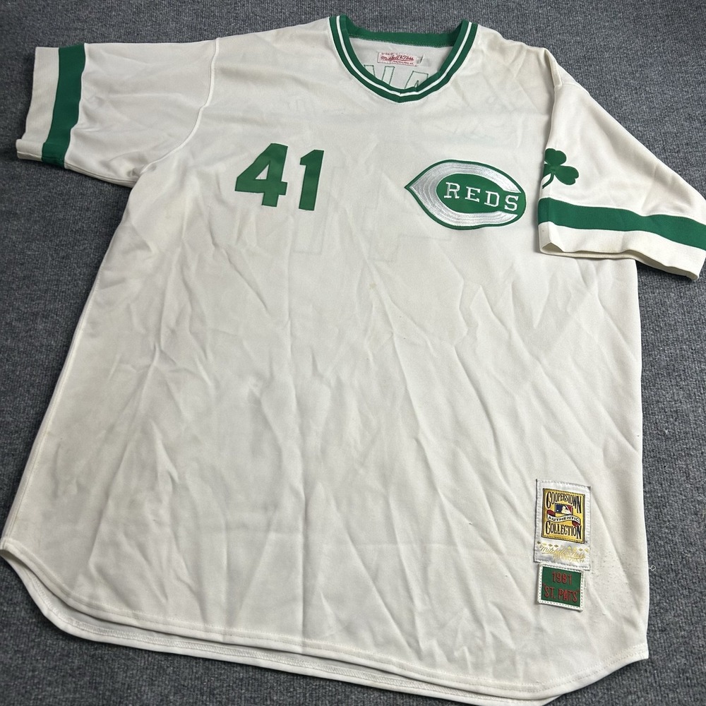 Cincinnati Reds Jersey Mens 4XL White MLB Baseball Tom Seaver 41 Mitchell & Ness